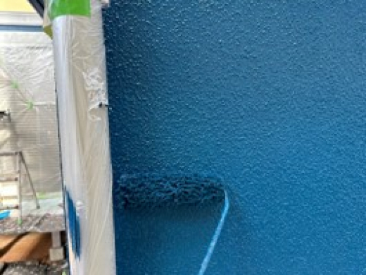 外壁塗装 - 上塗り