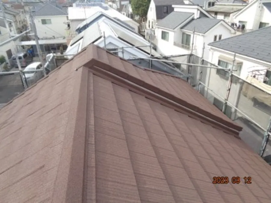東京都狛江市　H様邸　屋根カバー・外壁塗装工事