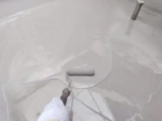 防水工事　ウレタン防水通気緩衝工法