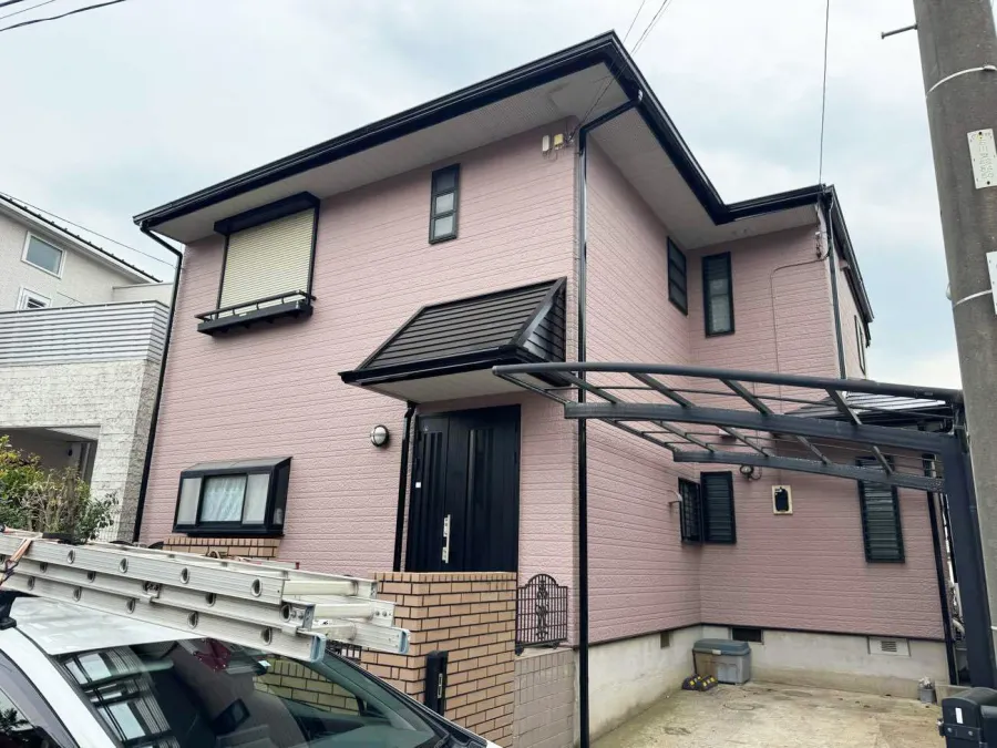横浜市青葉区　K様邸　屋根・外壁塗装工事：イメージを変える色を取り入れて