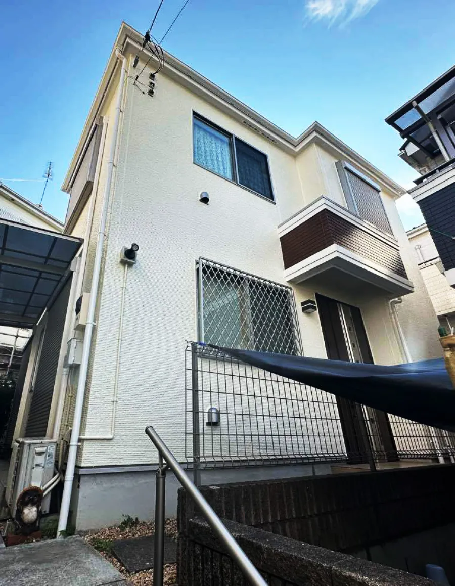 横浜市港北区 S様邸 外壁塗装工事:高耐久性塗料での外壁塗装