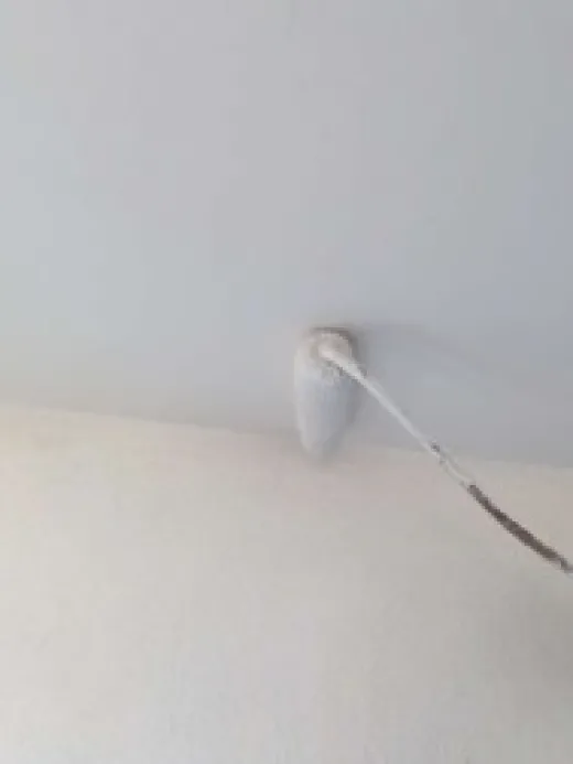 軒天塗装- 上塗り2回目