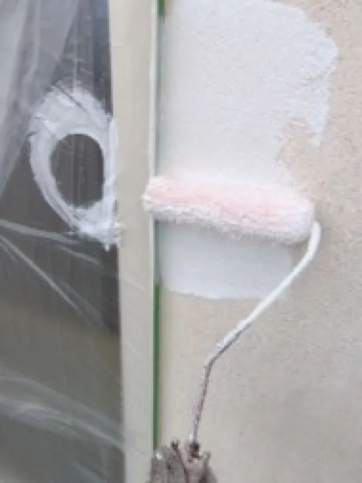 外壁塗装 - 下塗り2回目