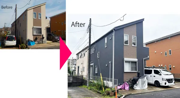 横浜市戸塚区　I様　「外観のイメージが変わり、仕上がりに大変満足しています！」
